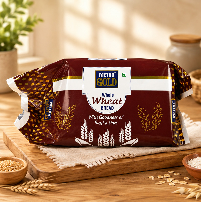 Premium Whole Wheat Bread 450 gms