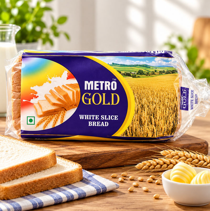 White Slice Bread 400 gms